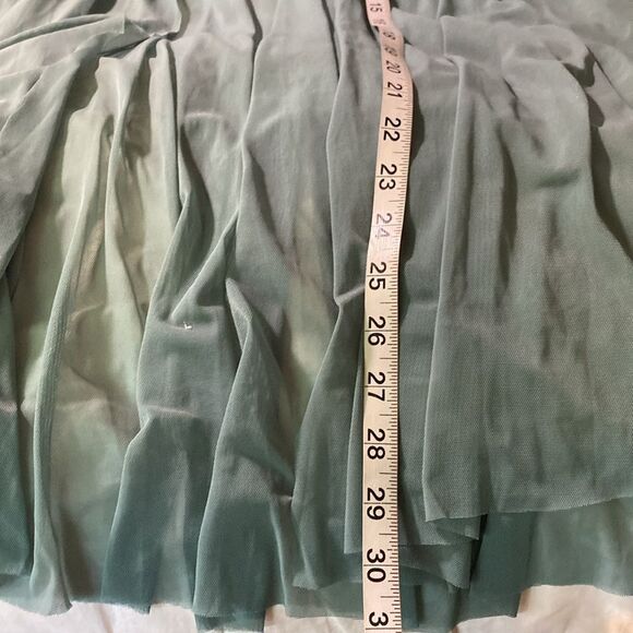 WEISSMAN Dance Costume 2 piece Sage green sequin Guiltfree 10337 SA adult - Picture 6 of 13